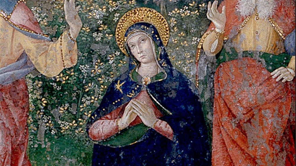 Pinturicchio, Discesa dello Spirito Santo, 1492-94, affresco e tecnica mista, Sala dei Misteri, Appartamento Borgia (particolare) ©Musei Vaticani
