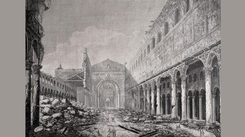 Před dvěma stoletími zničil požár Baziliku sv. Pavla