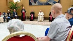 Audiencia del Papa a un grupo de niños enfermos de la Clínica oncológica de Breslavia, Polonia