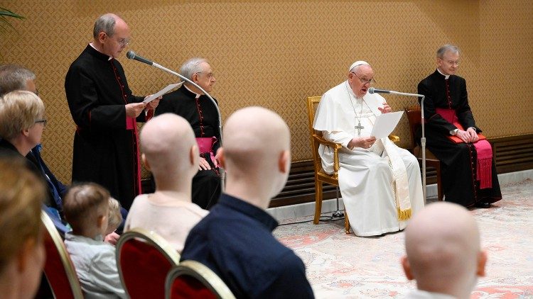 2023.05.29 Papa Francesco - Bambini ammalati di tumore della Clinica Oncologica di Wroclaw (Polonia)