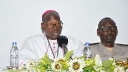 Mgr Ignace Bessi Dogbo, président de la CECCI à l'ouverture de l'Assemblée des évêques
