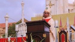 L'arcivescovo di Karachi, monsignor Benny Mario Travas