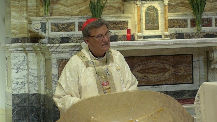El cardenal Grech presidió la misa en la Universidad del Sagrado Corazón de Roma con motivo de la solemnidad de ayer