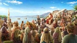 Gesù predica alla gente