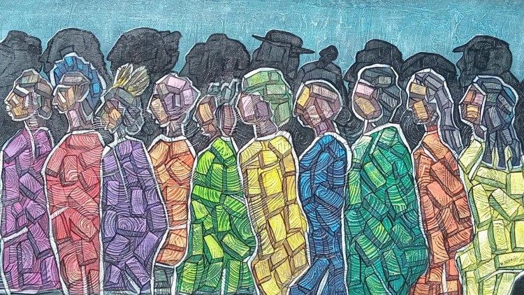 Exposición sobre los migrantes. Gira artística de Denis Berríos