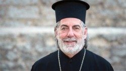 L'archevêque grec orthodoxe Nikitas de Thyateira et de Grande-Bretagne du Patriarcat œcuménique, nouveau président de la CEC. 