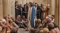 Gesù predica con coraggio