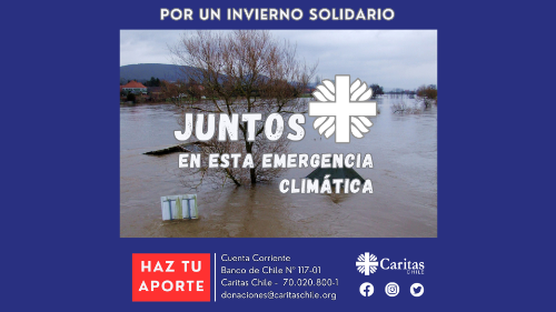 Cáritas Chile impulsa campaña "Por un invierno solidario"