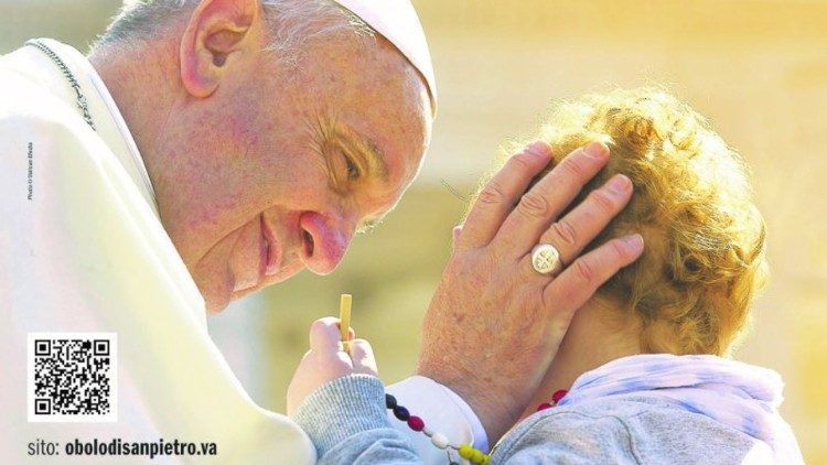 L'immagine per la campagna di sostegno per l'obolo di San Pietro