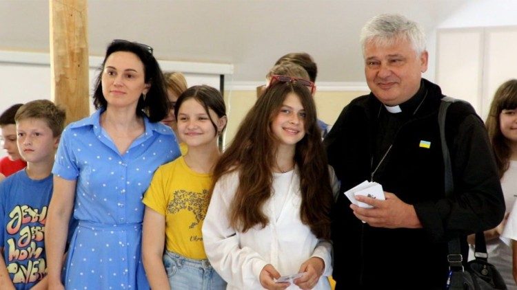 Cardinal Krajewski in Ukraine