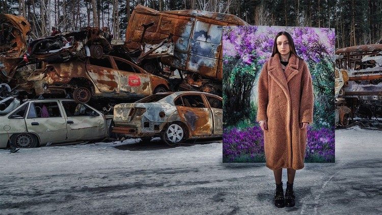 Die Ausstellung „Contra Spem Spero“ zeigt mit kontrastierenden Bildern die Absurdität des Krieges auf - und den Lebenswillen der Menschen im Land (Alena Grom, aus Stolen Spring series, 2022-2023)
