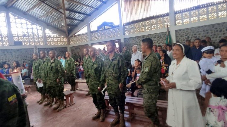 Militares que han pedido recibir los sacramentos