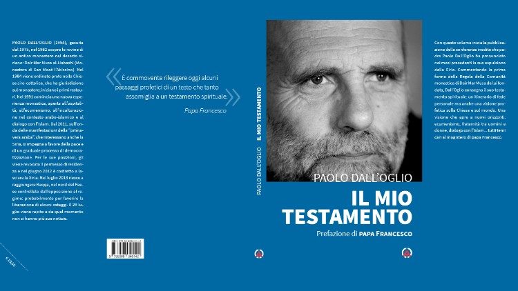 The cover of the book , with a preface by Pope Francis, that collects writings by Fr Paolo Dall'Oglio