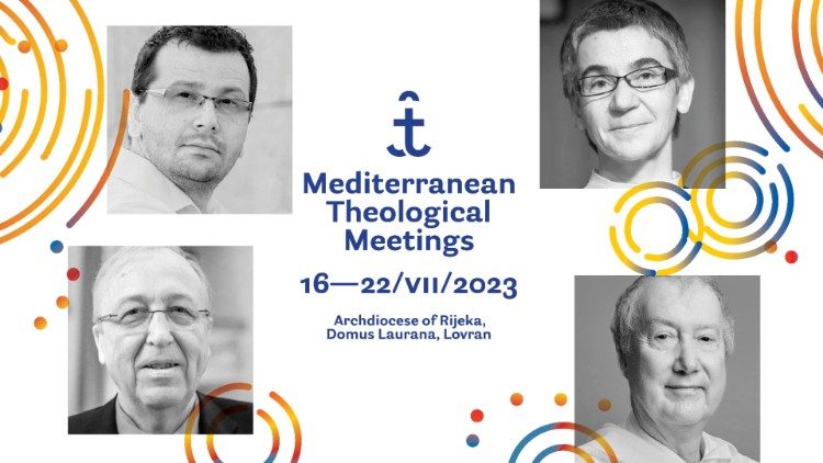 Четиримата лектори на второто издание на богословските срещи на Средиземномонието в Риека