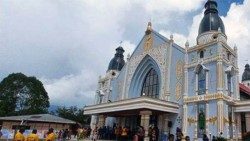 La nouvelle église St Joseph dans le diocèse de Manokwari-Sorong, en Papouasie occidentale.