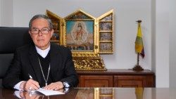 Budoucí kardinál Rueda, arcibiskup bogotský