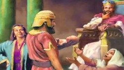 சாலமோன் மன்னர் தனது அரசவையில் 