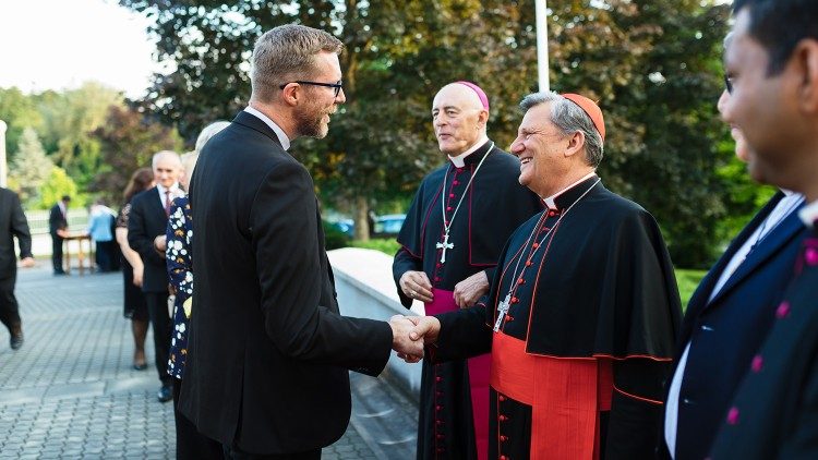 P. Stanko Perica s kardinalom Grechom i nuncijem Linguom (Foto: Apostolska nuncijatura u Zagrebu)