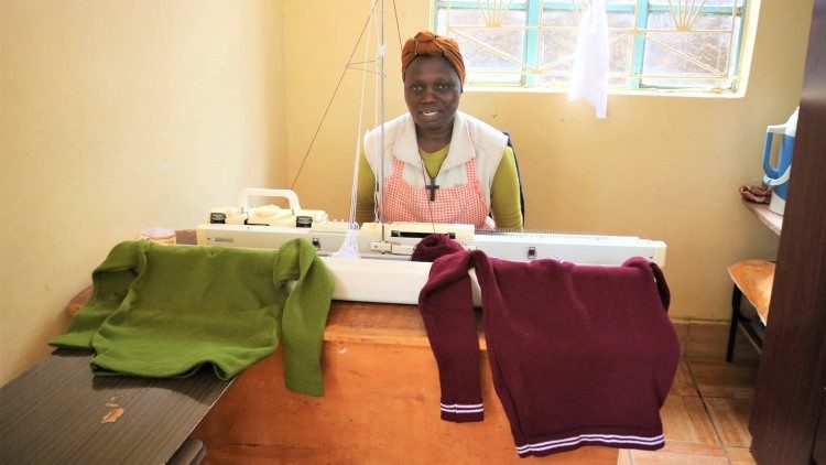 Tailoring at Laare Mission, Kenya of the Little Missionary Sisters of Charity
