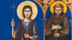 Свети Никола Поклоник и свети Франциск от Асизи
