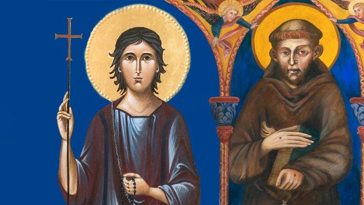 Zarándok Szent Miklós és Assisi Szent Ferenc