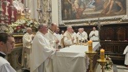 La Messa celebrata da cardinale Parolin a Segni in onore di San Bruno