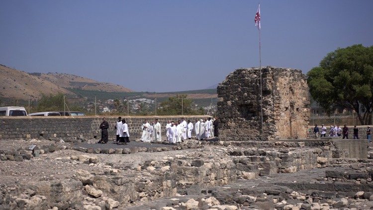 Custódia da Terra Santa na cidade de Magdala tornou-se um lugar de celebração. 