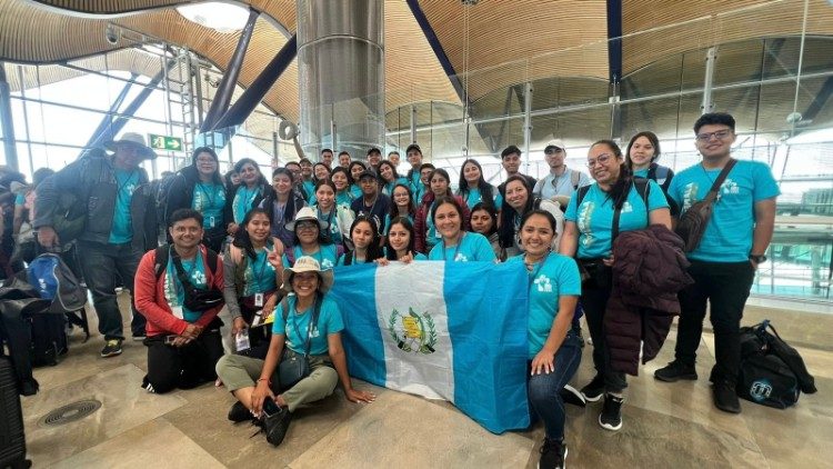 L'arrivo di un gruppo dal Guatemala ella diocesi di Evora
