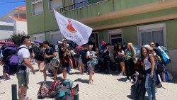 Młodzi Hiszpanie w Lizbonie na ŚDM, 1 sierpnia 2023