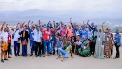 Participantes na 8ª edição das Viagens de Integração Africana - Kigali