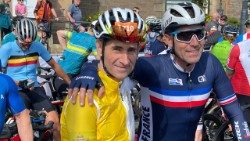Marcus Bergmann, Ausztria szentszéki nagykövete a glasgow-i kerékpár világbajnokságon az Athletica Vaticana színeiben