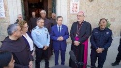 Reunión del presidente israelí Isaac Herzog con representantes de las Iglesias cristianas