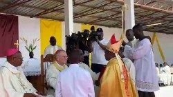 Episcopal Ordination in Angola of Archbishop Germano Penemote presided over by Cardinal Parolin.