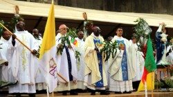 Clotûre du pèlerinage diocésain de Bafoussam pour la paix au Cameroun, en la solennité de l'Assomption, le mardi 15 août 2023
