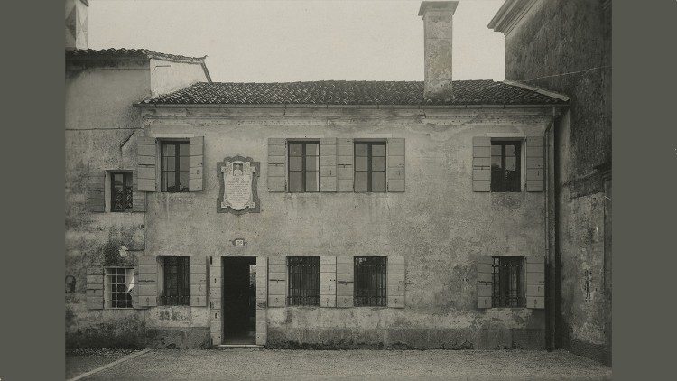 La casa natale di Pio X a Riese (Archivio fotografico Seminario vescovile di Treviso)