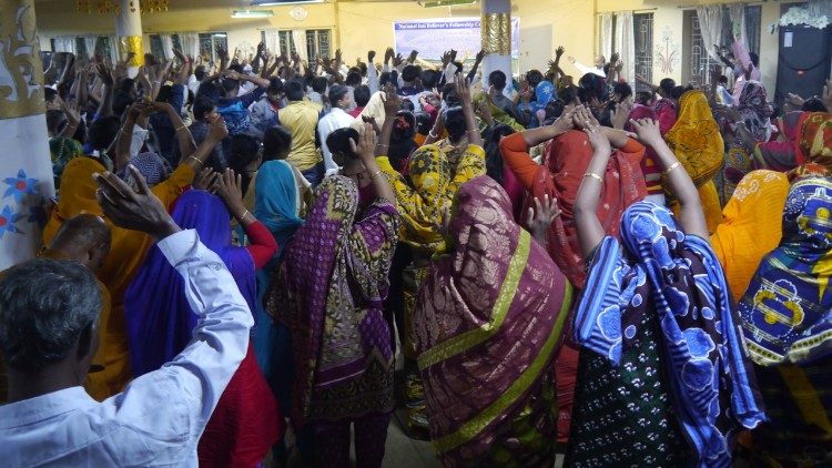 Comunidad cristiana en Bangladés.