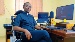 Fr Joel Nkongolo, a Claretian priest and IT specialist.