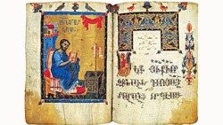 Evangelium  - armenische Miniatur