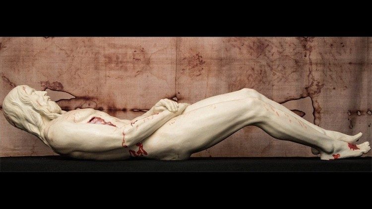 Il Corpo dell'Uomo della Sindone - Statua di Sergio Rodella - 2018
