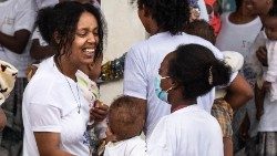 2023.09.11 Gsf migranti Etiopia Addis Abeba Missionarie carità Nigat Center ragazze madri bambini laureata turismo ITV