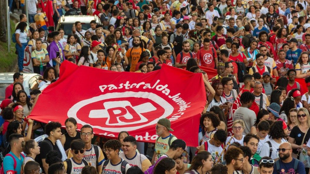 A Romaria Jubilar dos 50 anos da Pastoral da Juventude do Brasil no sábado (9)