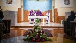 Pogrebna maša za Mirka je potekala v cerkvi sv. Monike, v soboto, 16. septembra 2023