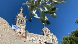 Basilique Notre-Dame de la Garde à Marseille. 