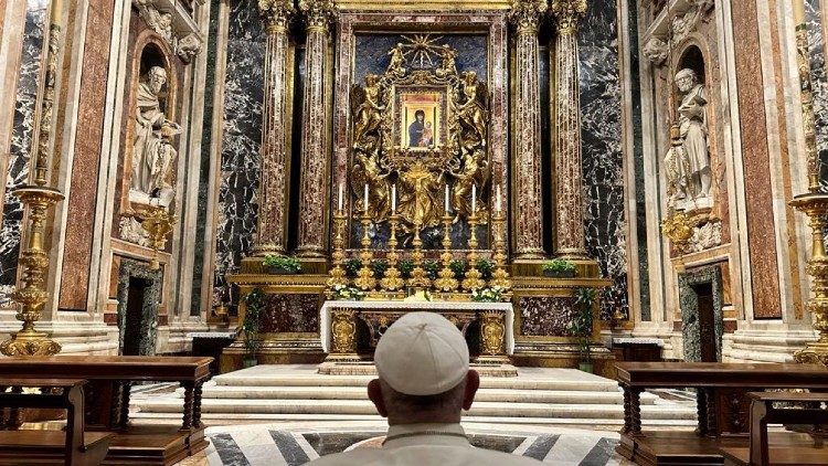 El Papa en la Basílica Santa María La Mayor