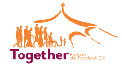 Il logo di Together Raduno del Popolo di Dio