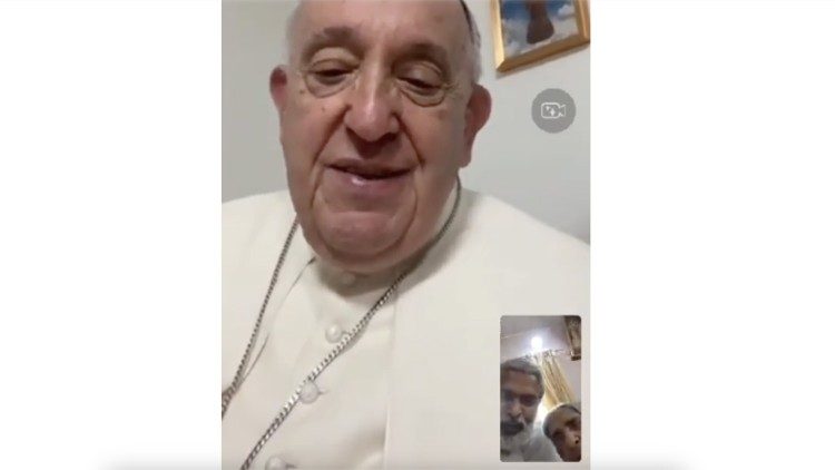 A chamada de vídeo do Papa à avó de monsenhor Koovakad em 2 de setembro