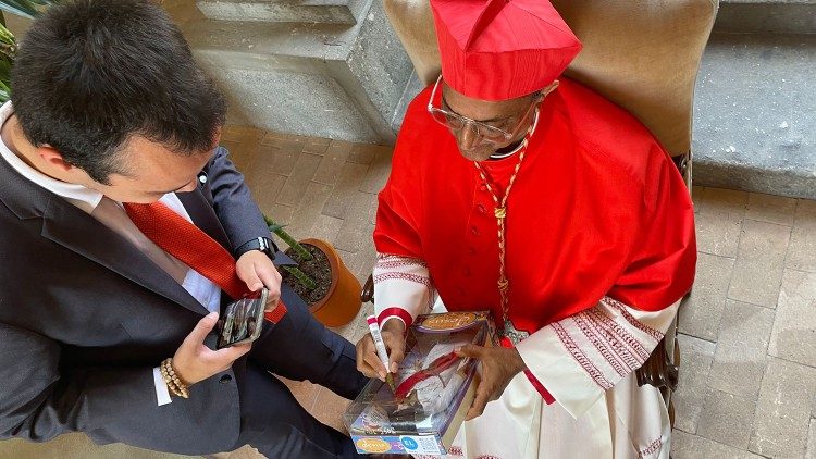 Il cardinale Francis, vescovo di Penang (Malaysia)