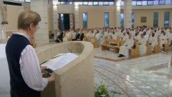 Heilige Messe bei den Einkehrtagen in Sacrofano vor dem Beginn der Weltsynode