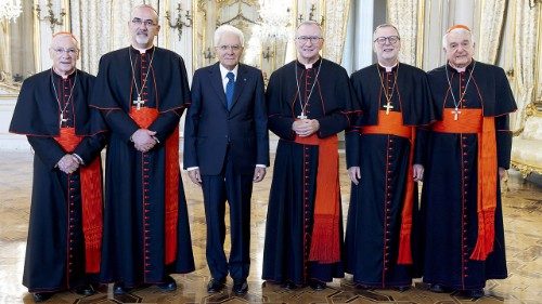 Il Papa riceve al Quirinale i nuovi cardinali italiani