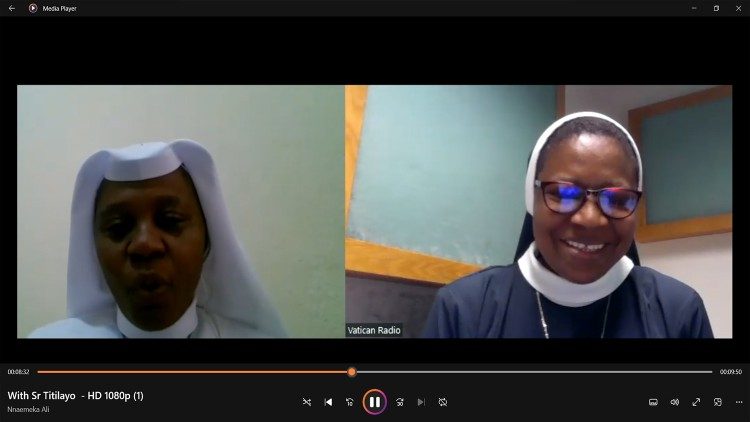 Sr Mary Jane Aririguzo, IHM during an Interview with Vatican News